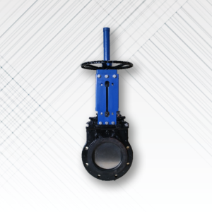 Knife Gate Valve, Soft Rubber Lined DN150 - Bareshaft